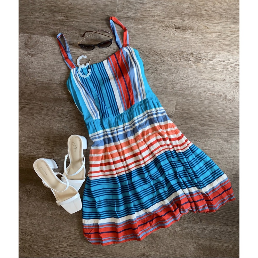 Vibrant Striped Summer Dress